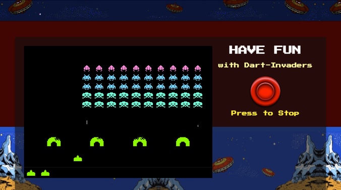 Material 4 Dart / Spaceinvaders